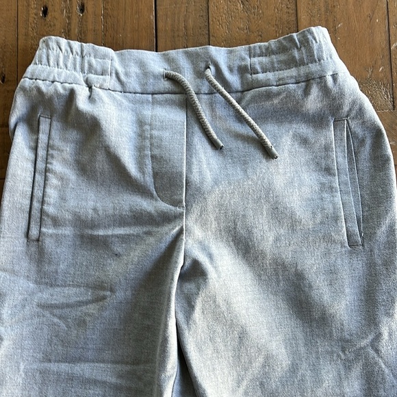 Zara gray flat front pull on pants - Picture 3 of 8